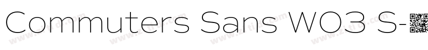 Commuters Sans W03 S字体转换 Commuters Sans W03 S字体转换